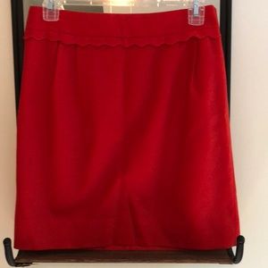 J Crew Scallop Mini skirt